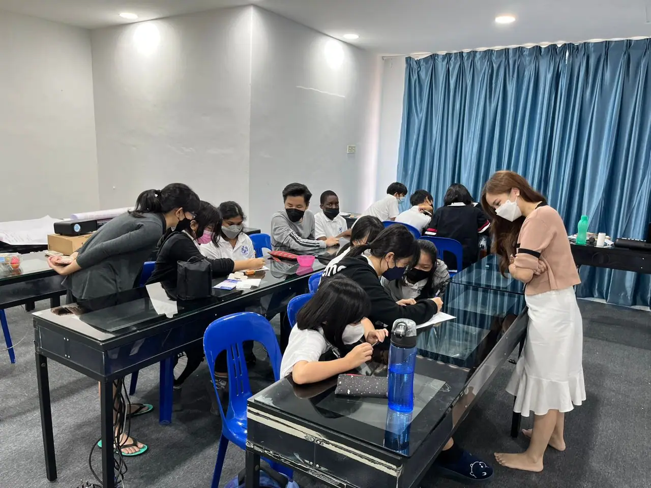 Students learning together at King’s Cross Academy