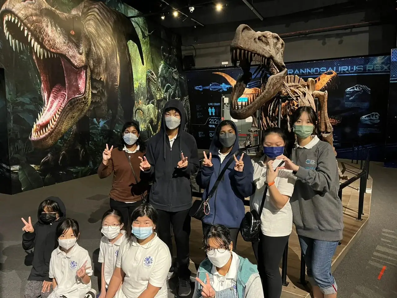King’s Cross Academy students on a school trip to a museum